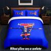 Kylian Mbappe Design Bed Bedding Set 1 Duvet Cover + 2 Pillowcases Soft Breathable Household Bed Linens
