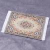 Friendly Doll House Floor Mat Turkish Style Miniature Carpet Easy To Clean Soft Fabric For Childrens Room Decoration
