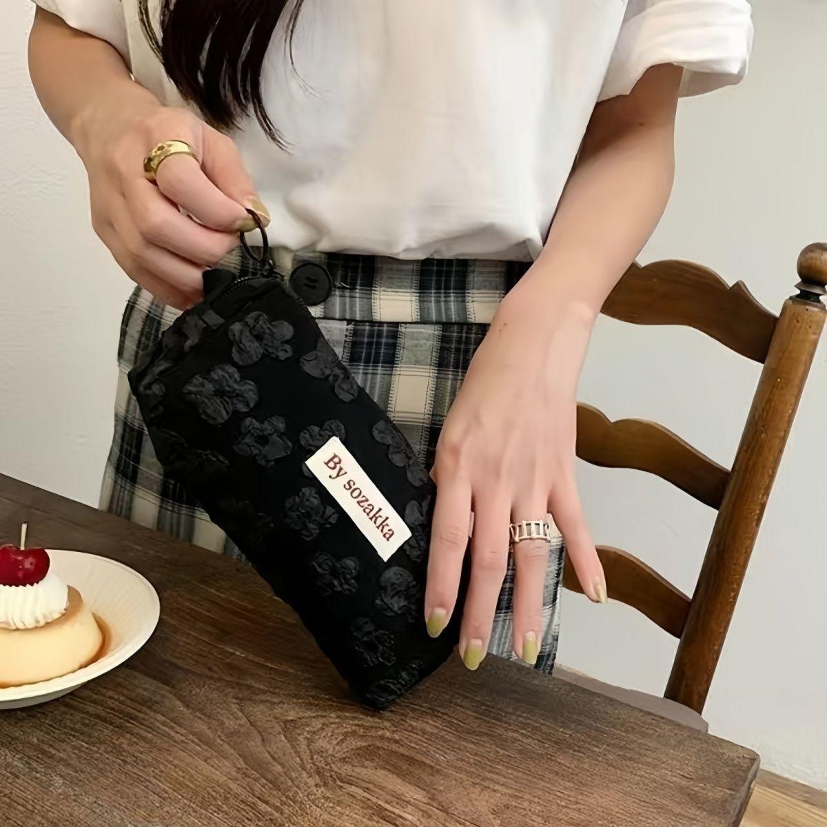 

Пенал высокой ценности в стиле Инс с высококлассным корейским ощущением, пенал большой вместимости, оригинальная нишевая сумка для канцелярских принадлежностей