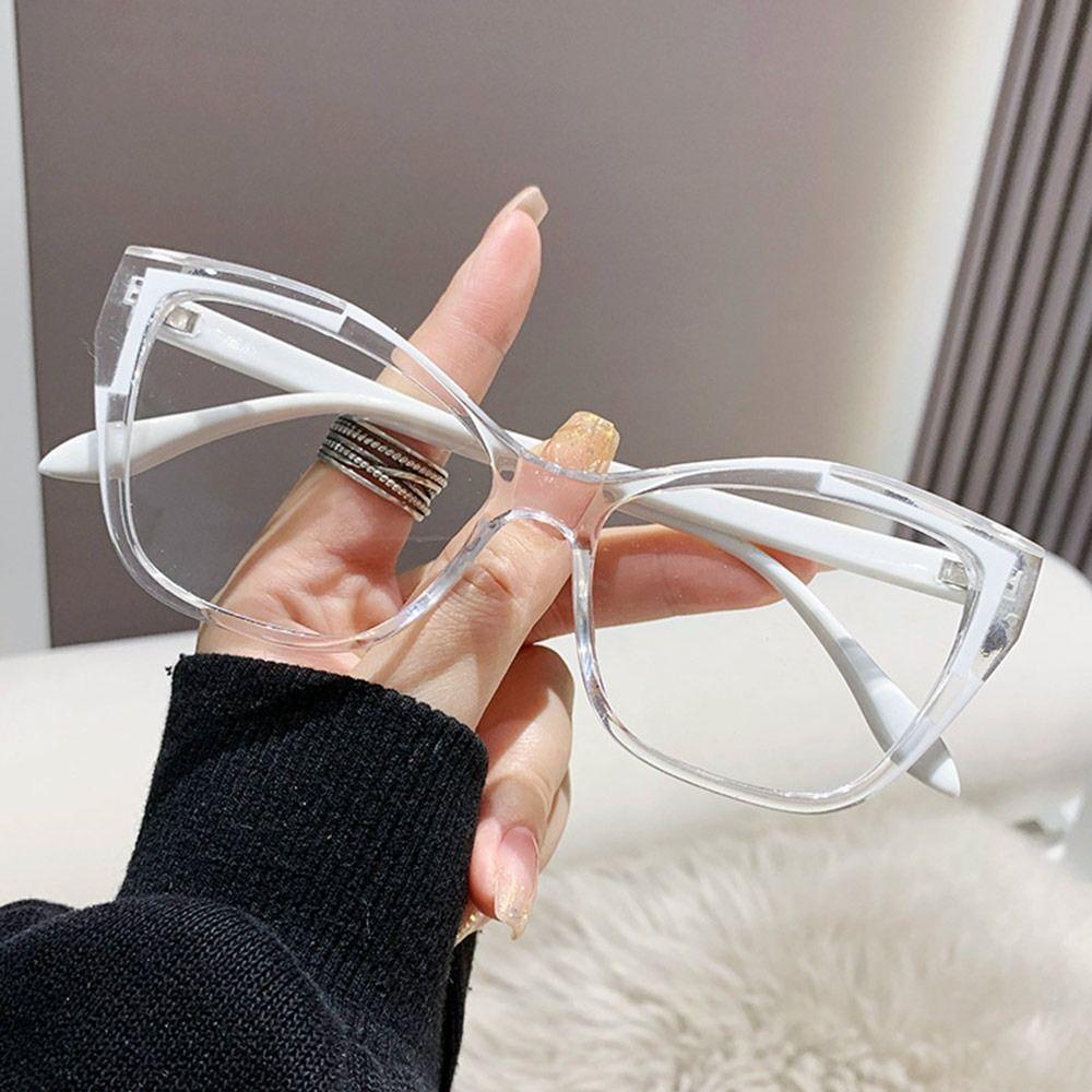 1PC Fashion Luxury Photochromic Anti-blue Light Computer Glasses Frame Flat Glasses Men Women Outdoor Polarized Eyewear