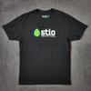 Stio Shirt Mens Medium Black Graphic Pinecone Logo Tee Outdoors Hiking Camping Unisex T-Shirt