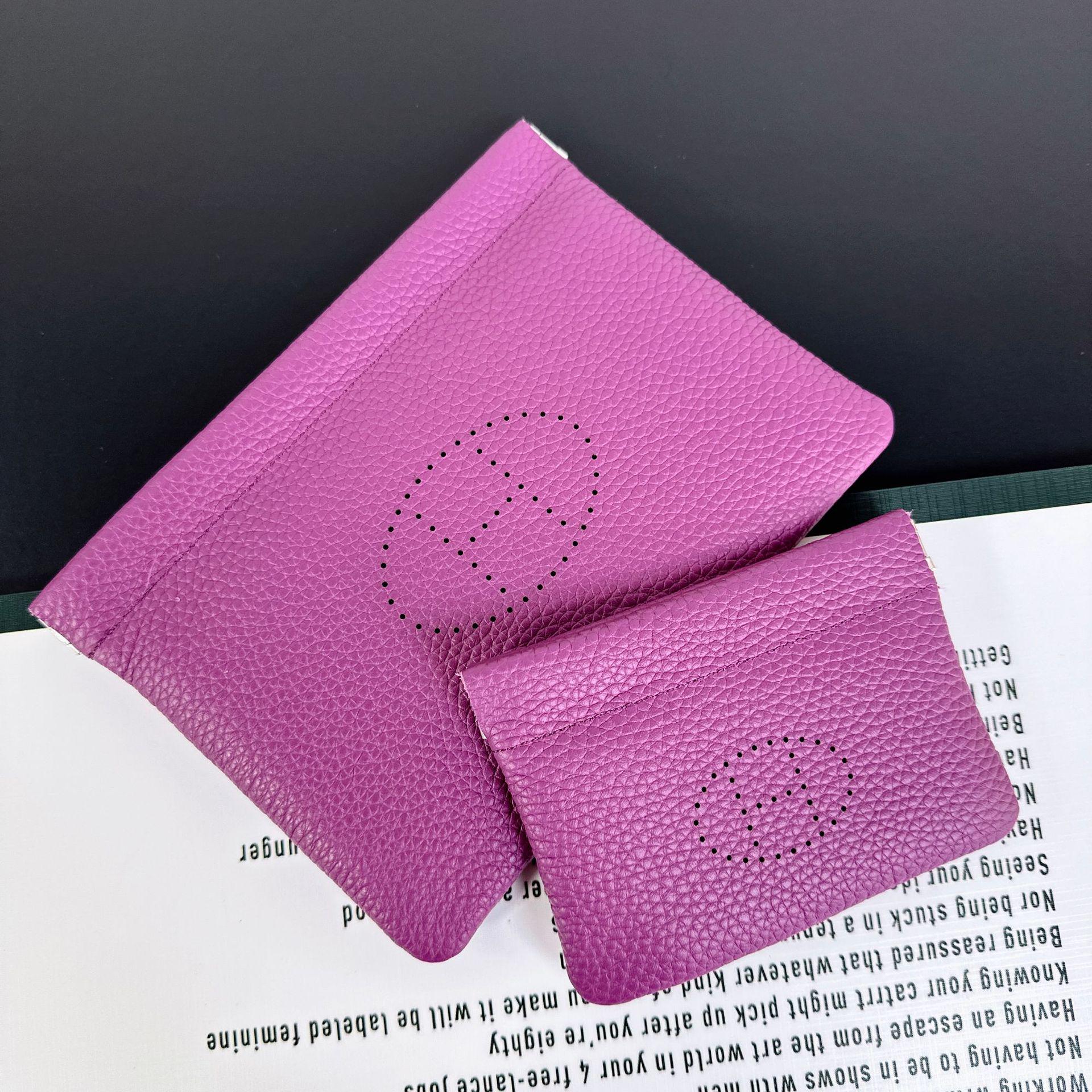 

H House Мини Кошелек для монет из натуральной кожи: Того Кожаный кошелек, Держатель для ключей и помады, Органайзер для ID и карт Small 11*9*1cm