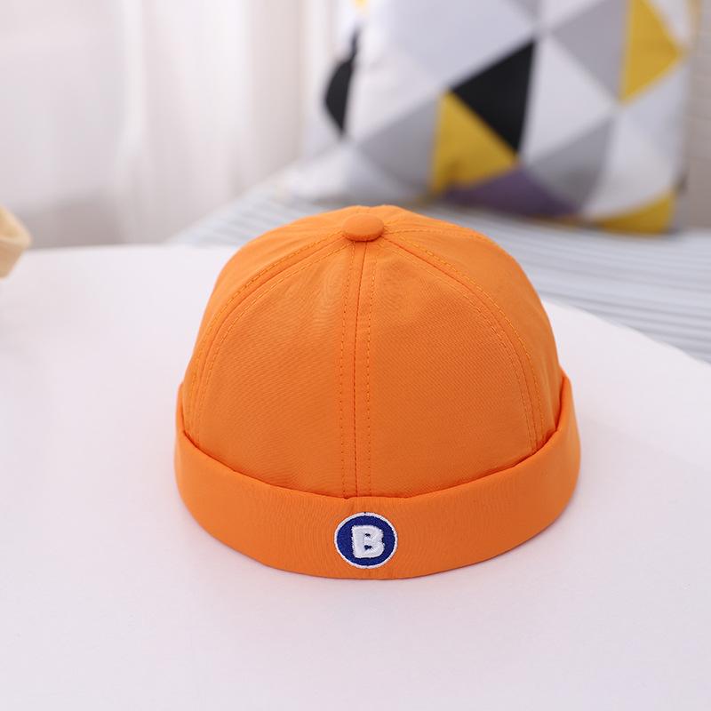 Nowe Czapki Dziecięce Bez Daszka z Nadrukiem Liter Jednokolorowe Chłopięce Dziewczęce Czapki Hip Hopowe Harajuku Cool Regulowane Dziecięce Czapki Beanie