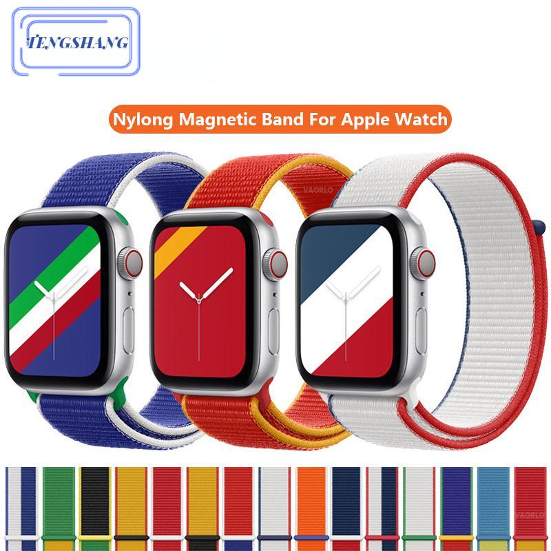 

Нейлоновый ремешок для Apple Watch Ремешок 44 мм 40 мм iWatch 42 мм 38 мм Умные часы Международная петля Спортивный браслет Apple iWatch Series Ultra 8 7 6 5 3 se