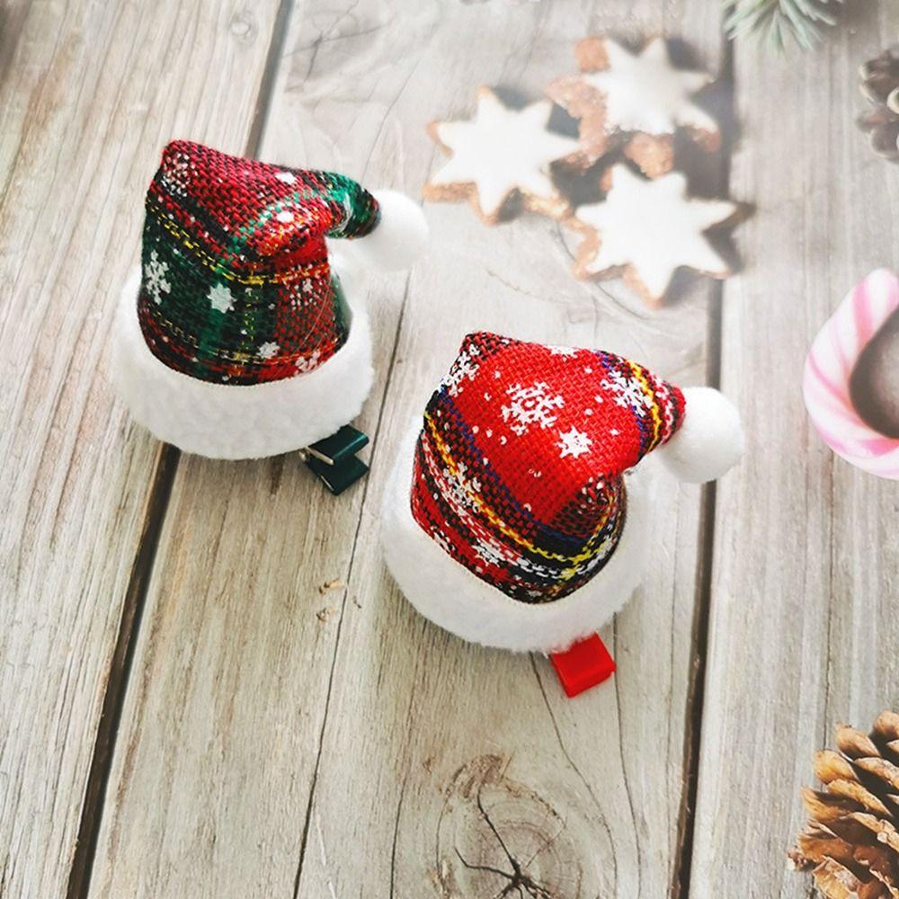 Korean Hair Accessories Christmas Costume Dress Up Christmas Hat Hairpin Children Hair Clip