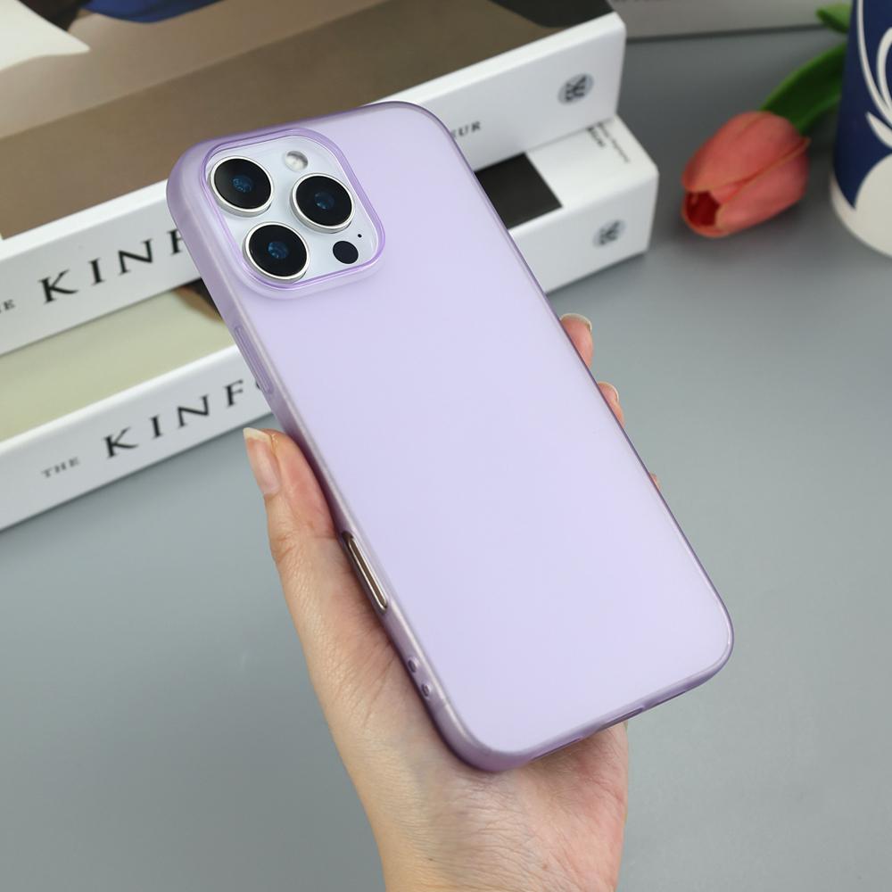 

Глибоко-фіолетовий матовий чохол для Iphone 17 Air 16 15 14 Plus 13 Pro Max 12 Mini 11 Тонкий чохол для телефону Iphone 16E 17 Pro Max 11 фіолетовий