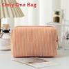 Polyester Striped Travel Toiletry Bag With Breathable Design For Men And Women