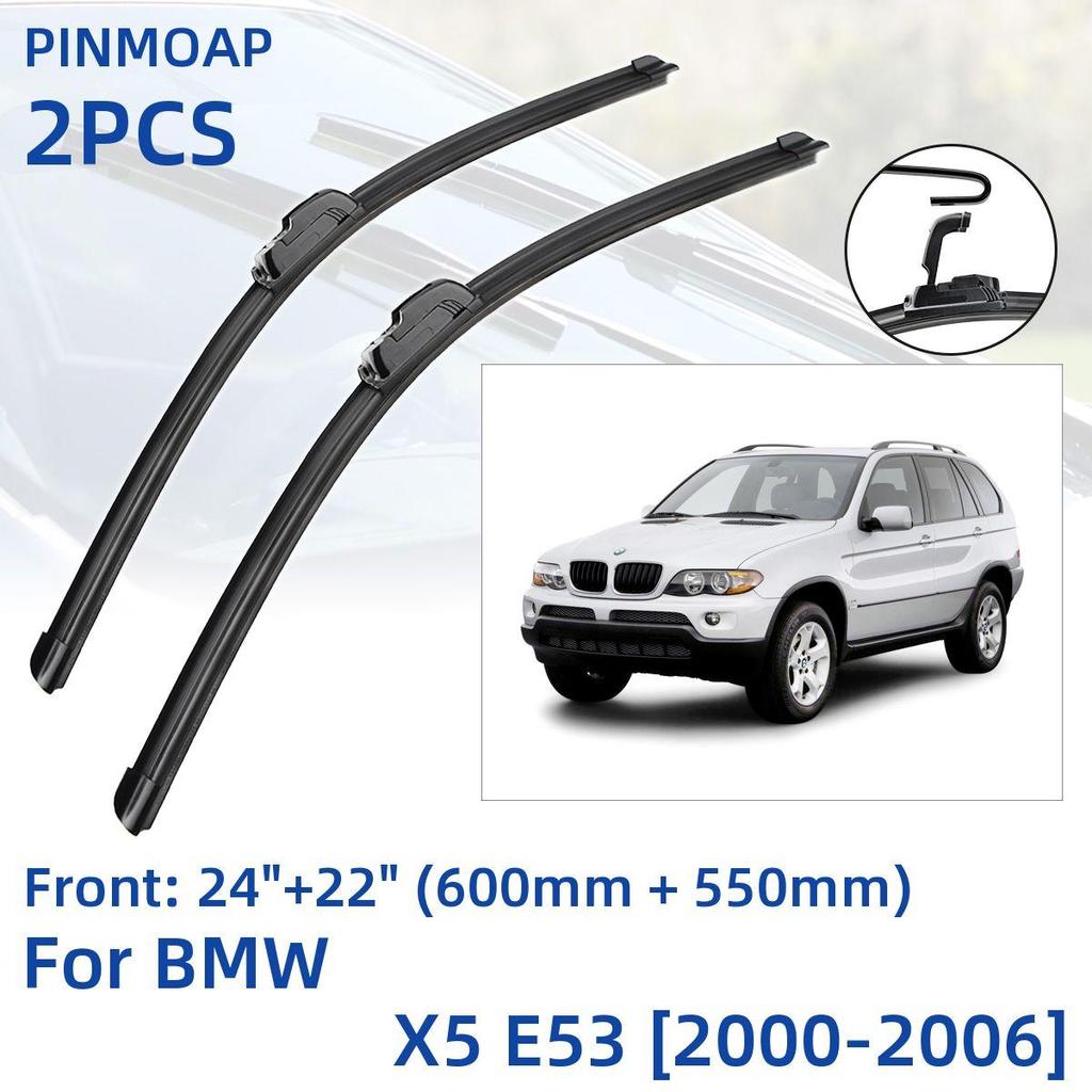 Cheap 2PCS Front Windshield Windscreen Wiper Blades For BMW X5 E53 2000