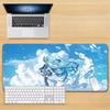 Chibi Hatsune Miku Collage Extended Gaming Mouse Pad Cute Anime Desk Mat NonSlip Keyboard Pad