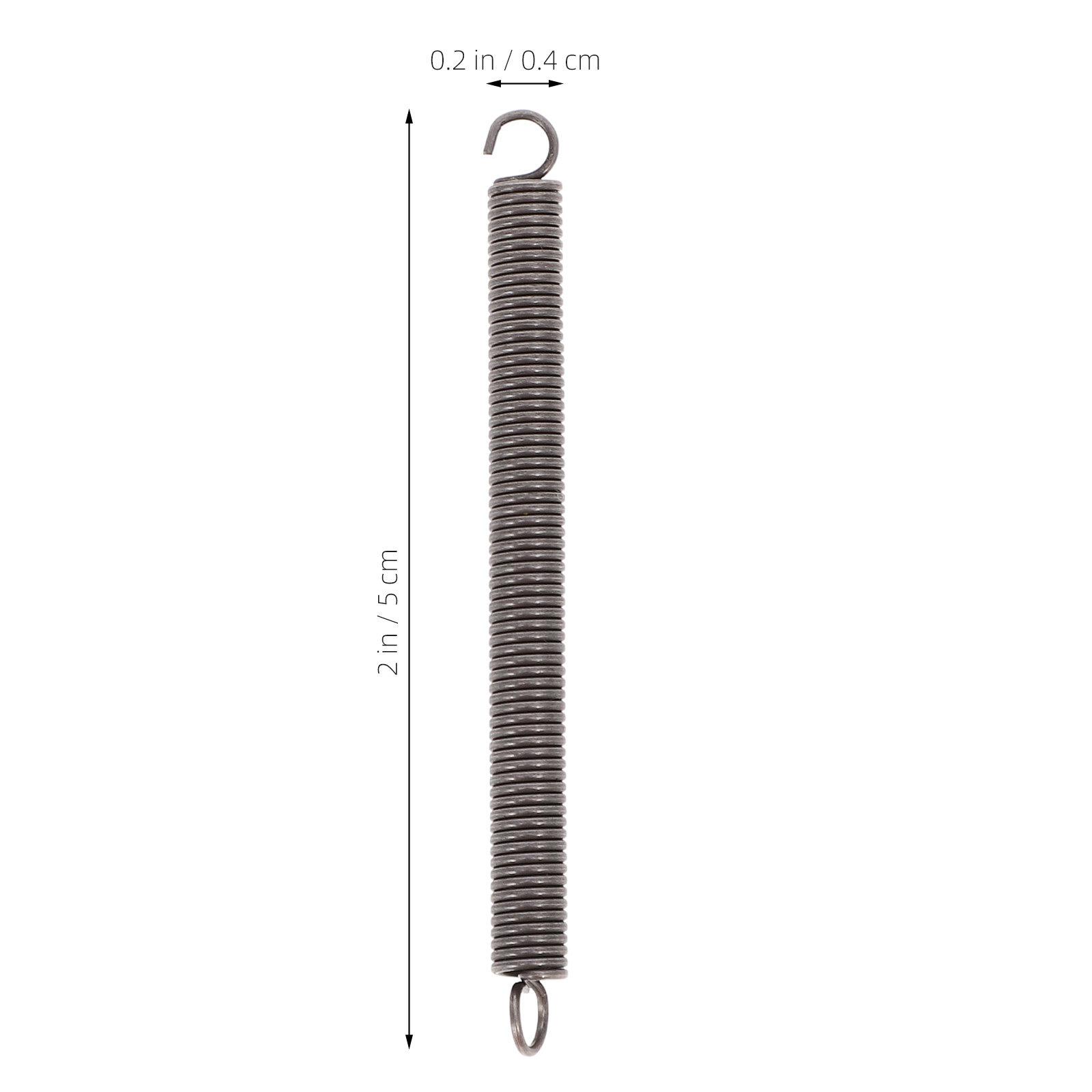 

20Pcs Small Stainless Steel Extension Spring Hook Ends Tension Springs for Home Repair Gate Latch Door Spring Replacement other