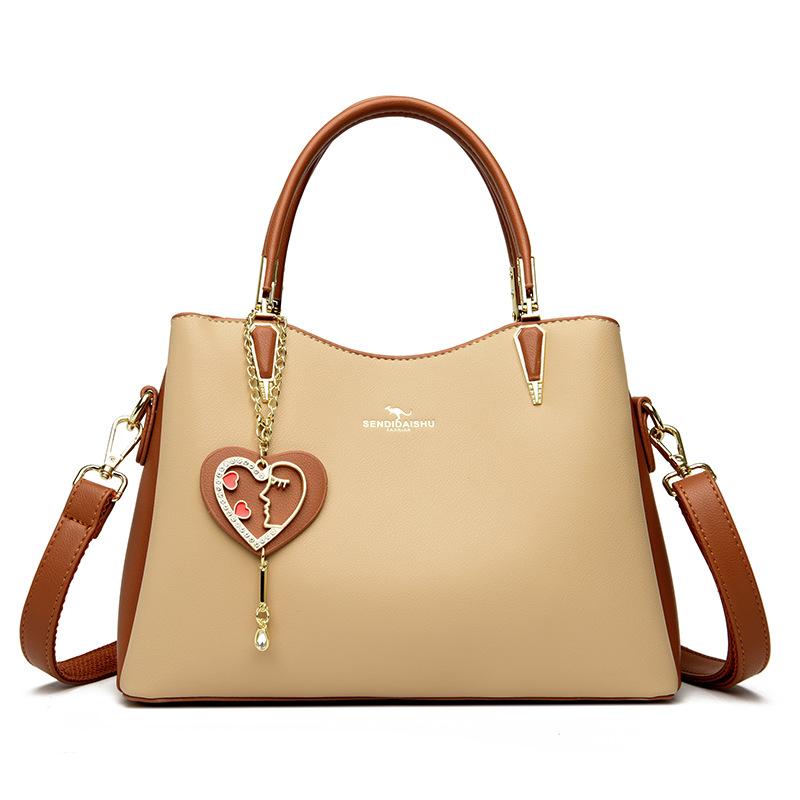 Large-capacity Handbag, Stylish and Versatile, Mom Bag, Single-shoulder Crossbody Bag