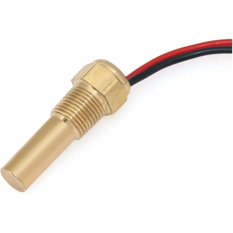 1/8NPT Thread Water Temperature Sensor for Car Boat Marine Alarm Sender 1600-22ohm Applicable to Water Temp Gauge