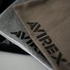 AVIREX Loose Fit Sweat Military Knit Cap Hat for Men Waffle Knit Watch Cap Free - (JP, Alphabet, Size, Gray)