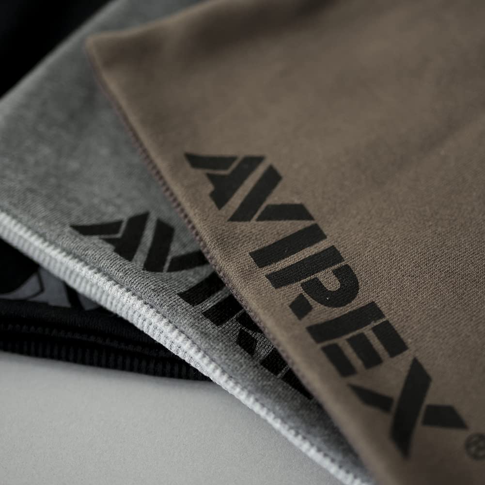 AVIREX Loose Fit Sweat Military Knit Cap Hat for Men Waffle Knit Watch Cap Free - (JP, Alphabet, Size, Gray)