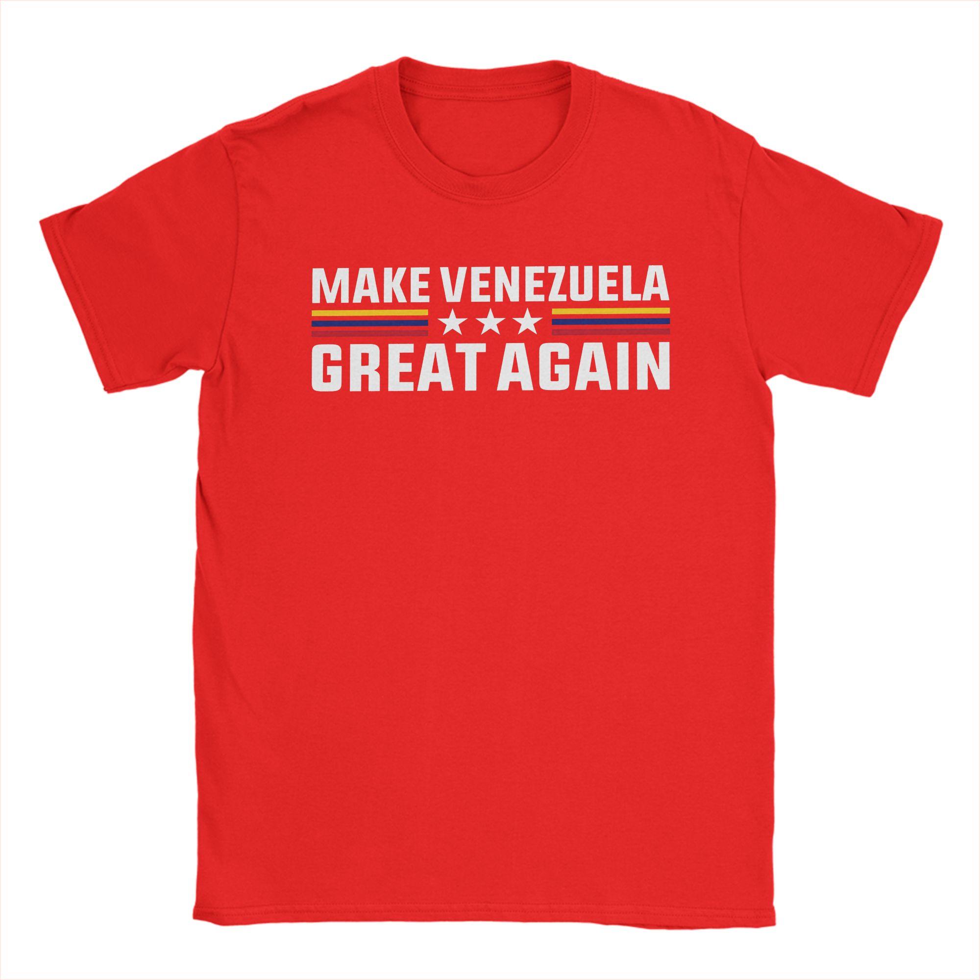 

MakeVenezuelaGreatAgain Tee Shirt for Unisex Women Fashion T Shirts 100 Cotton Clothing S