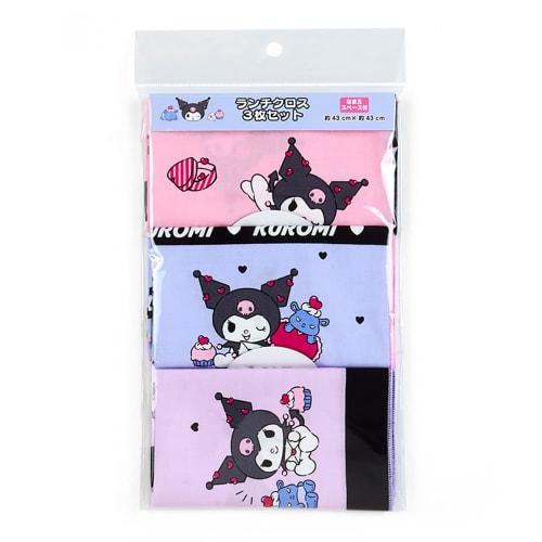 Sanrio Kuromi Lunch Cloths (Set of 3) 074055