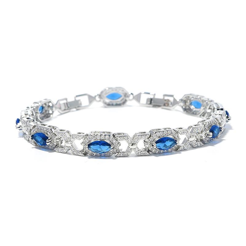 Europe and The United States Explosions Colorful Bracelets Handmade Inlaid Zircon Bracelets Girls Advanced Sense of Jewelry.