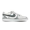 Nike Court Vision 1 Lightweight Breathable Low Top Skateboard Shoes Unisex Black White Gray CD5463-101(Team61-)