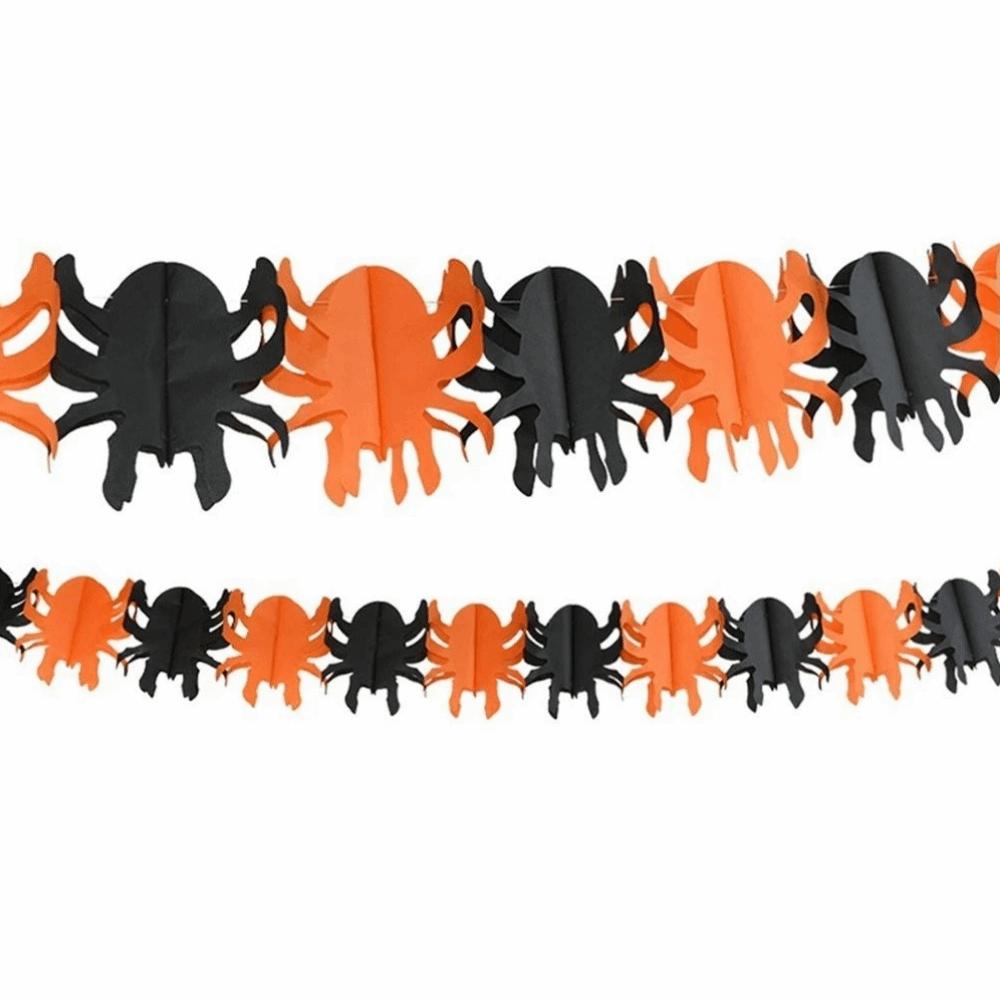 Set da 5 Pezzi Bandiera di Halloween Stendardo Appeso di Halloween Decorazione Appesa Fai da Te per Festa di Halloween