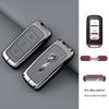 Compatible Dongfeng Fengguang 580 E380 Remote Key Cover: Metal Protective Shell with Leather Wrap for 2016/2017 Models