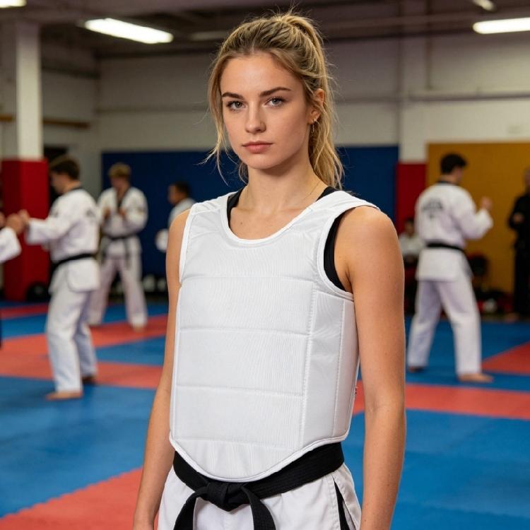Shock Absorption Karate Chest Protector Guard Kickboxing Upper Body Ribs Protectors Pad For Adult Teen Kid Training