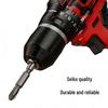 Rechargeable Lithium Battery Electric Drill and Screwdriver Set for Household and Concrete Drilling.