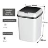 13L Smart Hands-Free Use Touchless Bathroom Trash Can Motion Sensor Waste Bin For Office Bedroom Living Room Toilet Kitchen