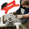Manuel Pipe Clamps Pipeline Support Solid Base Spring Loaded Jaw S Gear For Valve Maintenance High Altitude Multifunctional Tool