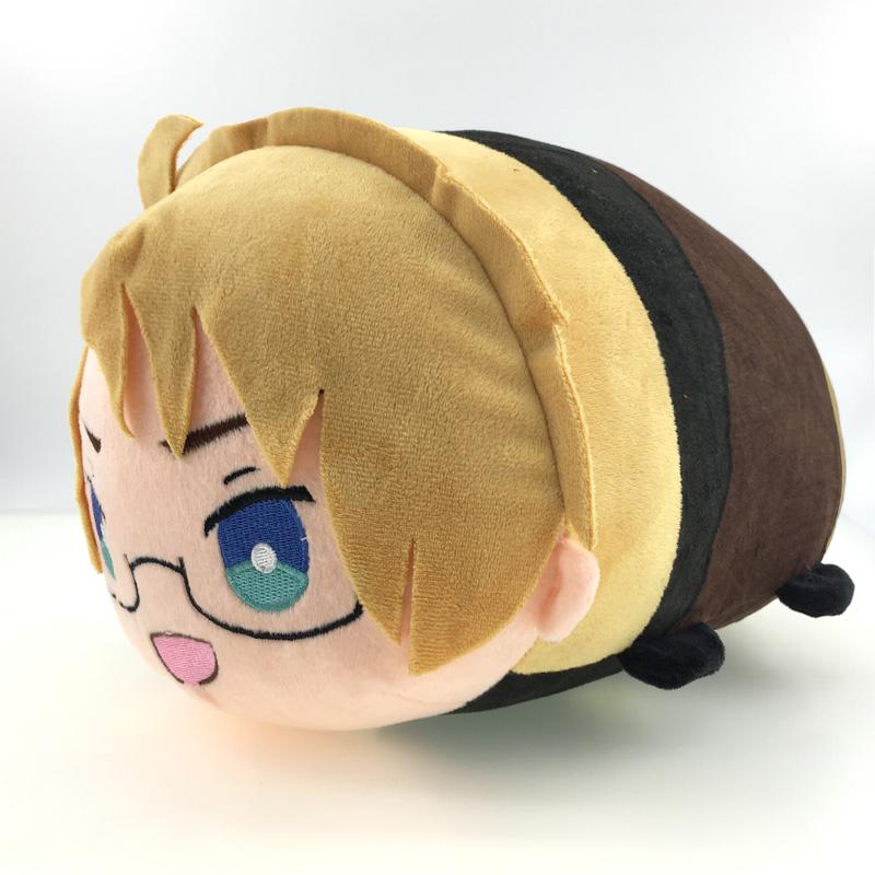 Anime Hetalia Axis Powers Plush Pillow Cushion Arthur Kirkland Alfred F. Jones Cosplay Stuffed Doll Fans Toy