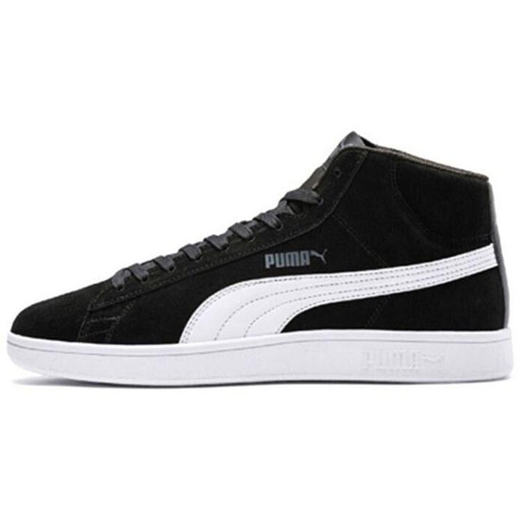 PUMA Smash v2 Mid Black White Men s 366923-01 EU 35.5
