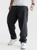 Jigga Wear New Outline XL Men's Super Baggy Jeans Black Washed