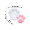 3D Cat Claw Mousse Cake Silicone Mold Diy Chocolate Jelly Pudding Mold Making Ice Tray Home Baking Accessories Wedding Crafts