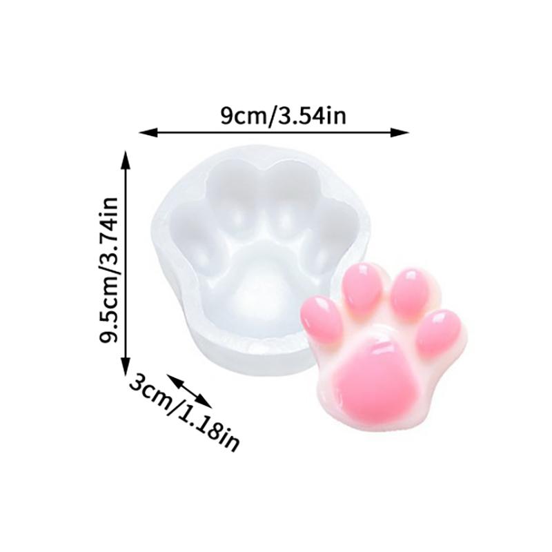 3D Cat Claw Mousse Cake Silicone Mold Diy Chocolate Jelly Pudding Mold Making Ice Tray Home Baking Accessories Wedding Crafts
