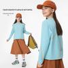 Kids Cotton-Feel Quick-Dry Outdoor Long Sleeve T-Shirt
