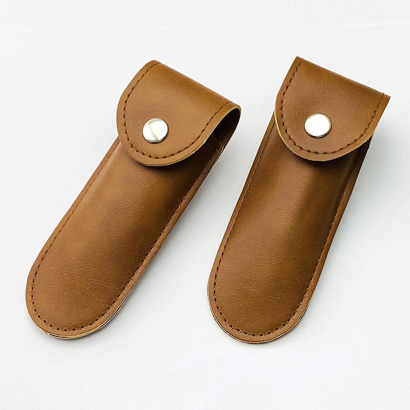 PU-Lederscheiden für Klappmesser Universal-Messeretui für Klappmesserhalter Obst-Taschenmesserscheide