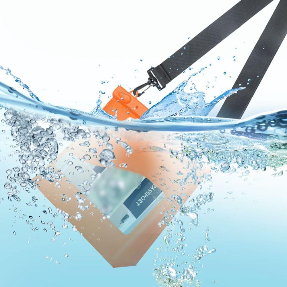 Translucent Mobile Phone Bag Large Capacity PVC Crossbody Bag Sundry Bag Beach Tote Bag  Summer