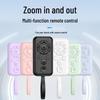 Smart Bluetooth Remote: Multifunctional Zoom, TikTok Controller, Rechargeable Phone Photography & Video Page Turner.