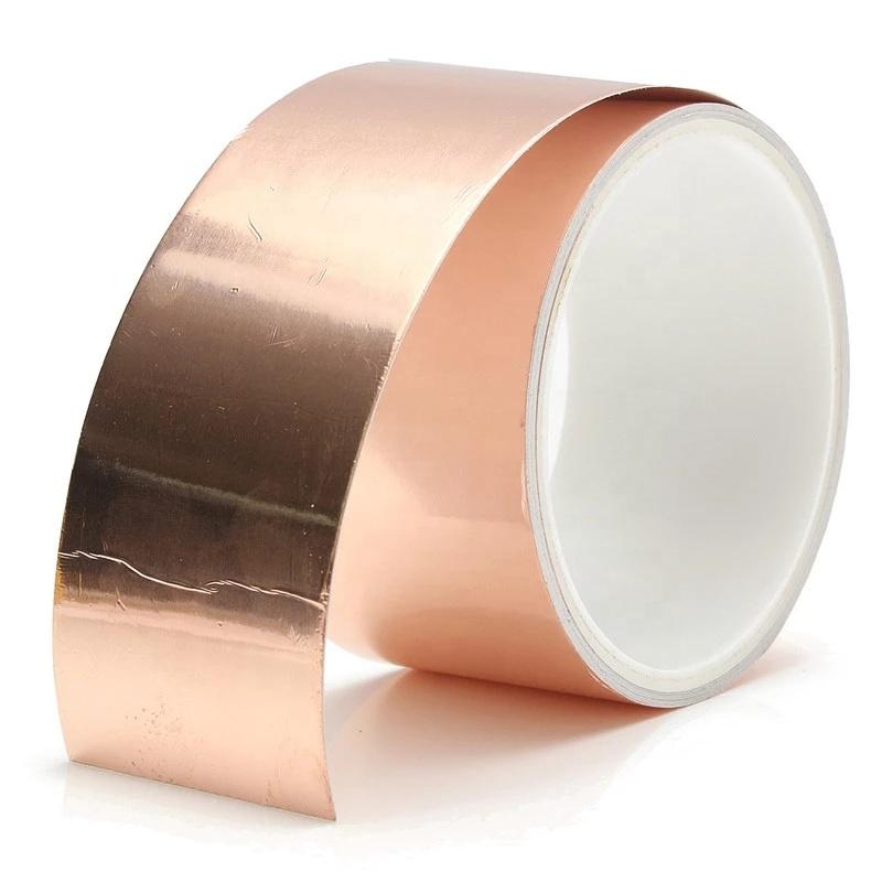 0,05 mm Dicke Starke Haftung Kupferfolienband mit Acryl