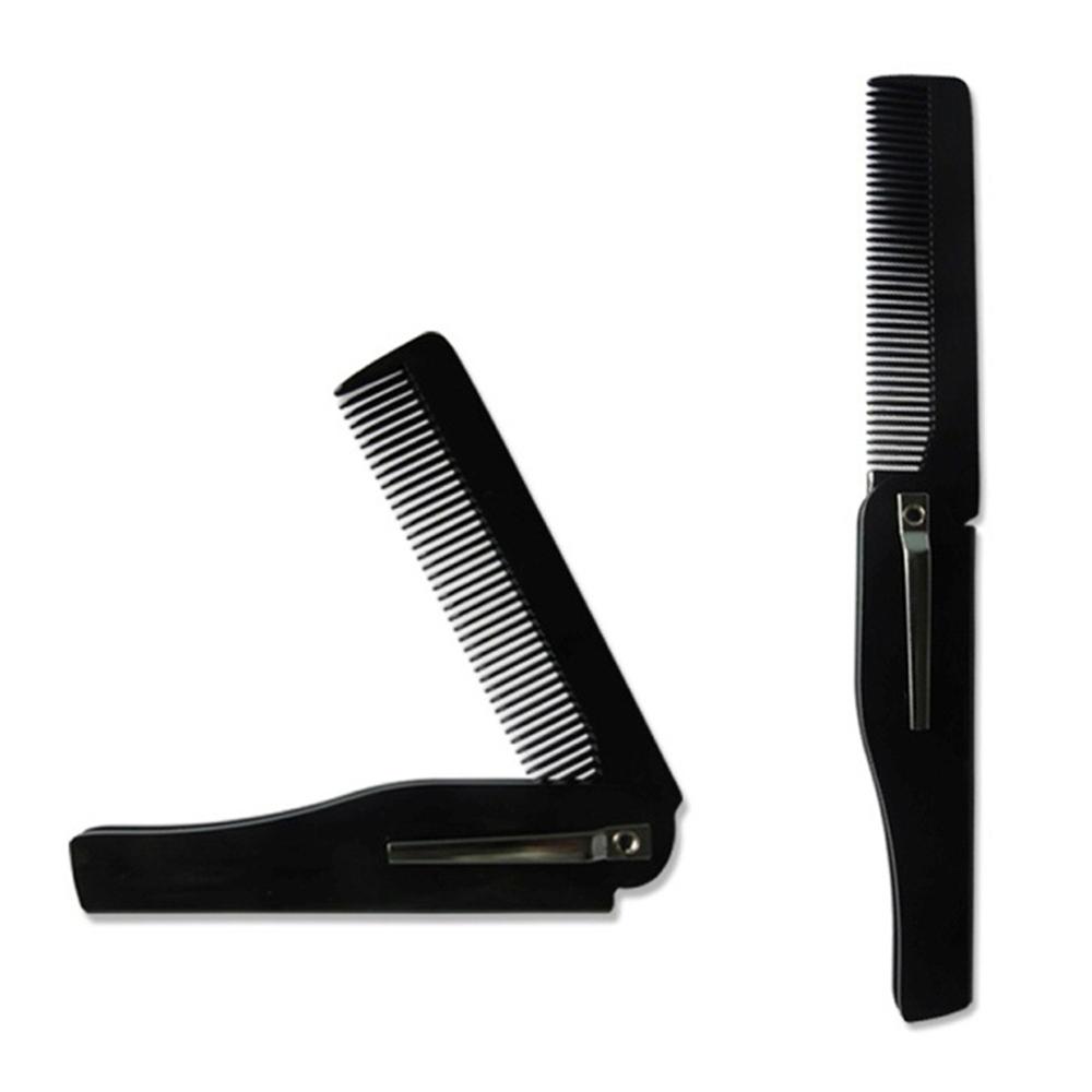 1PC Portable Pocket Comb Folding Knife Comb Men's Hairstyle Comb Slicked-back Hairstyle Comb Travel Mini Comb