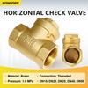 Brass Check Valve Swing Type DN15 DN50 Non Return Valve Female Thread Water One Way Valve Plumbing Inline