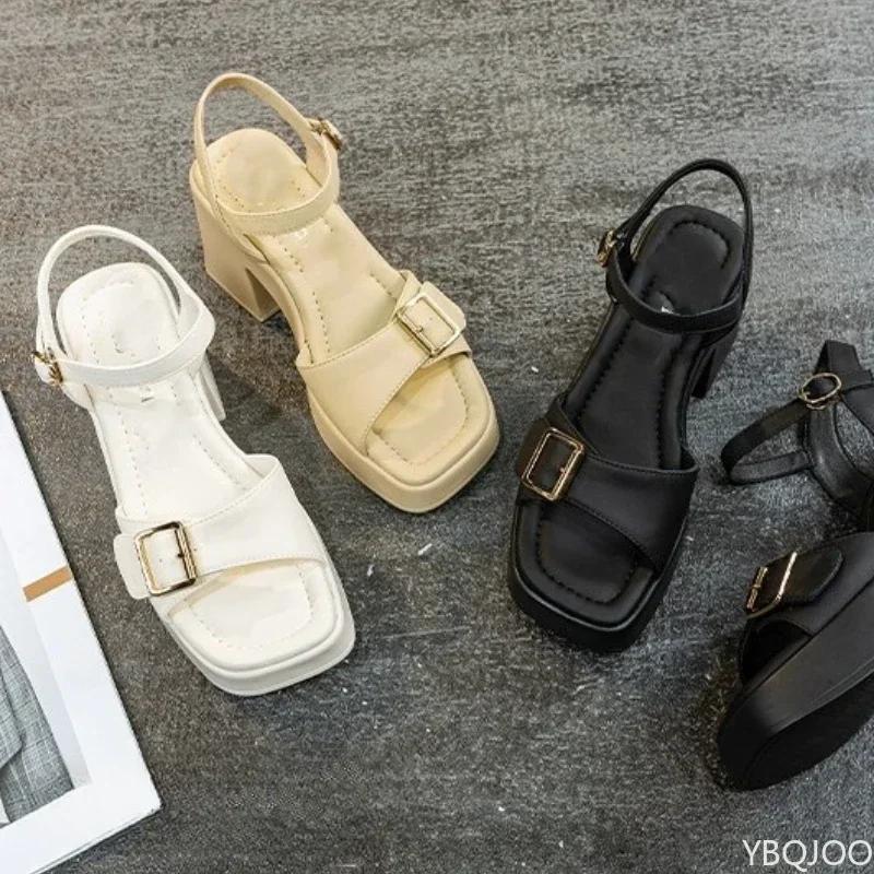 Women's High Heel Sandals 2025 Summer New High Heel Party Shoes Comfortable Soft Bottom Sandals Fashion Women's Shoes