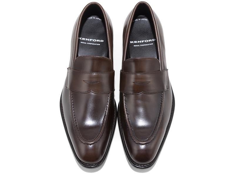 Kenford KP32KS Herren Braune Slipper, Größe 24,0 cm, 3E