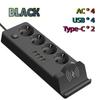 EU Plug Power Strip With Wireless Charger – Multi-Outlet USB PD Charging Station with Wireless Charging Pad