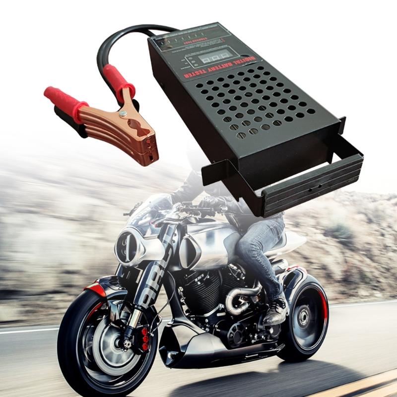 Tester di carico batteria auto Tester voltmetro Strumento di misurazione 6/12/24V Display LCD per moto Barche Strumento di misurazione
