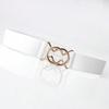 Simple Elastic Waist Seal Women's Dress Slim-fitting Belt Ring Buckle Waist Seal