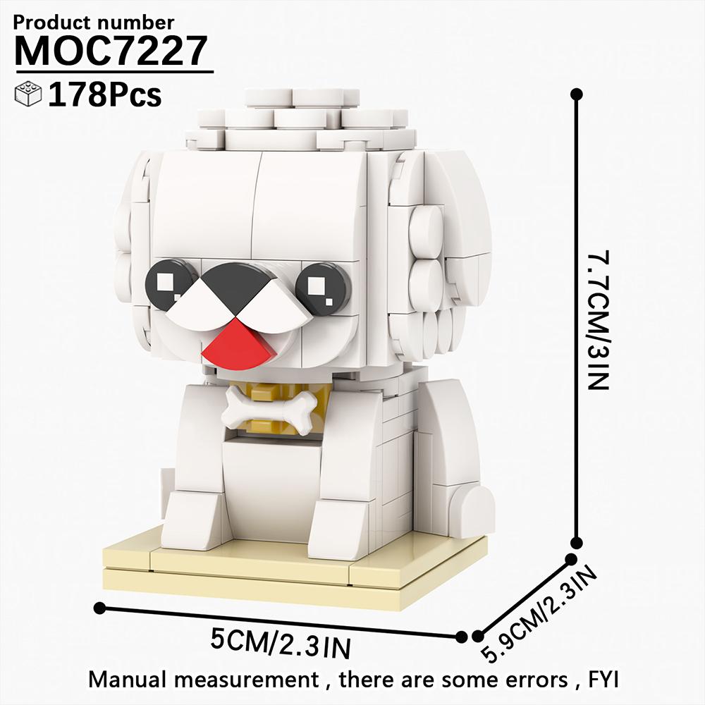 MOOXI Animal Series MOC Brick Panda Tiger Cat BrickHeaded Ser Model Adultes Building Block Kids Education Toys For Children Gift