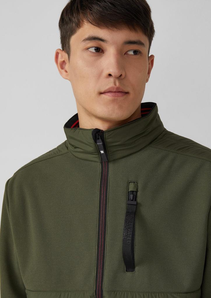Mid-season Jacket s.Oliver Lightweight Hybrid Jacket with Sporty Details Green 2167443.7938.