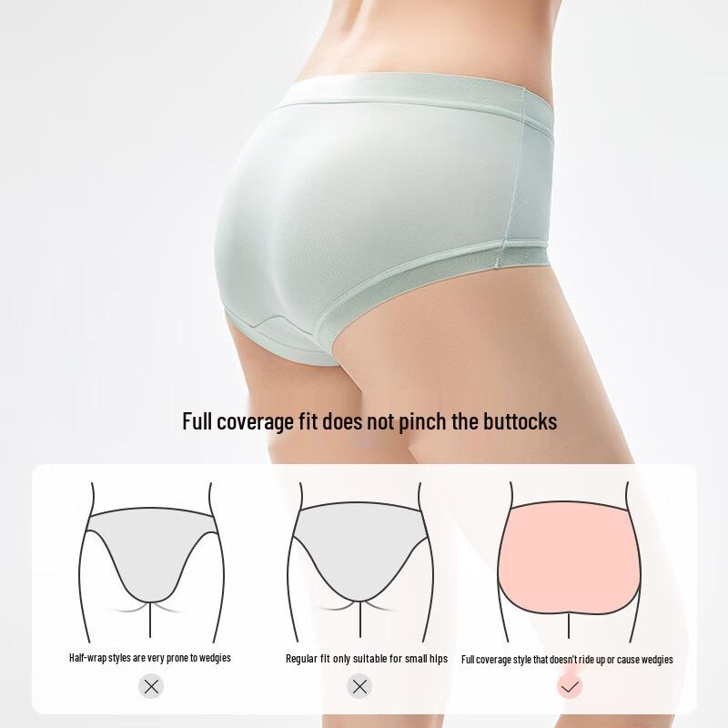 Women's Lenzing Modal Mid-Waist Seamless Briefs 3-Pack