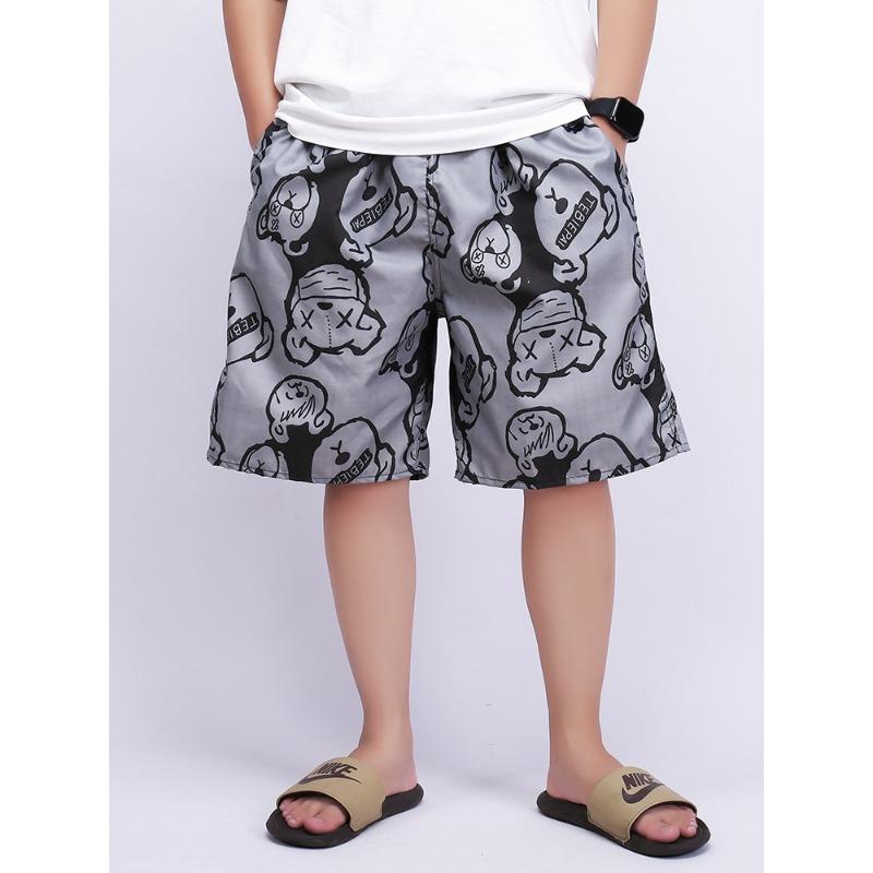 Shorts décontractés d'été hommes Shorts de plage respirants mode pantalons courts de sport confortables avec poches pour le surf plage Shorts à séchage rapide pantalons