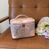Fashion Women Makeup Bag Portable Cute Ladies Cosmetic Toiletry Storage Pouch Handbag New Cotton Quilted Zipper Bag